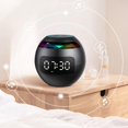 thumbnail image 3 of Miulika Mini Haut-Parleur Bluetooth Rechargeable Réveil Caisson de Basses Noir B, 3 of 9