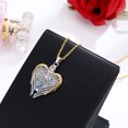 thumbnail image 1 of EGNMCR Colliers et Pendentifs Mode Rétro Ange Diamant Guardia n Bicolore Collier pour Femme Collier Papillon, 1 of 9