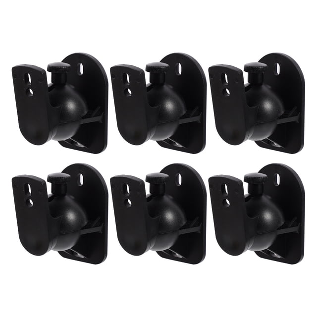 MLINS 6 Sets Speaker Wall Mount Brackets Surround Sound Speakers Mount Brackets