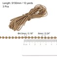 thumbnail image 2 of Unique Bargains Chaîne à Billes pour Stores de 10 Yards, Lot de 3, pour Toiles à Rouleau, Pièces de Réparation de Fenêtre, Brun, 2 of 5