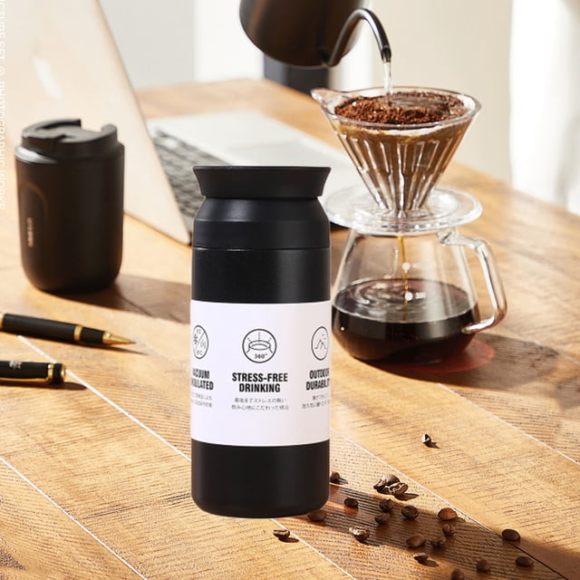 TIMIFIS Stainless Steel Cup Coffee Thermal Mug Multi-Color Optional Spray Plastic 304 Stainless Steel Mug Portable Car Carrying Coffee Mug Student Walking Mug Coffee Cups