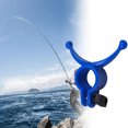 thumbnail image 3 of Fishing Rod Holder Anti-skid Opening Design Stable Anti-drop Support Fishing Rod Plastic Fishing Rod Rack Stand Outdoor Fishing, 3 of 7