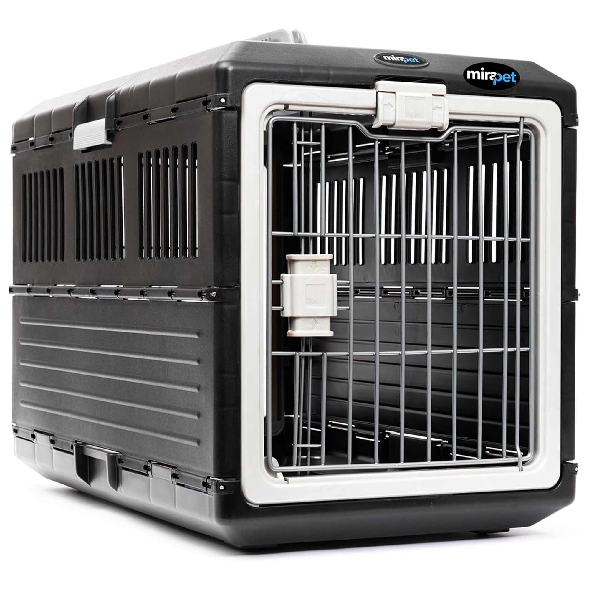 Mirapet Pet Carrier, Collapsible Portable Kennel for Medium Cats or Dogs, 26"