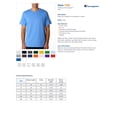 thumbnail image 2 of Champion Mens Basic Tee, M, Light Blue, 2 of 2