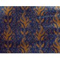 thumbnail image 4 of oneOone Georgette Viscose Fabric Leaves Block Print Fabric BTY 42 Inch Wide, 4 of 4