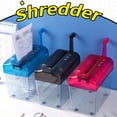 thumbnail image 4 of Youkk High Efficient Manual Shredder For Portable Shredding Large Capacity Manual Paper Shredder black 1Set, 4 of 6