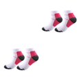 thumbnail image 1 of Wweixi 2piece Relieve Foot Fatigue Compression Socks For Greater Comfortable To Wear Ankles Socks rose red S/M 2Set, 1 of 6