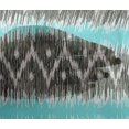 thumbnail image 4 of oneOone Tissu Viscose Chiffon Chevron Ikat Imprimé au Mètre 42 Pouces de Large, 4 of 4
