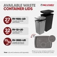 thumbnail image 4 of Rev-A-Shelf RV-35-52 35 Qt Replacement Trash Bin for Pull Out Waste Systems, 4 of 8