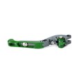thumbnail image 3 of Adjustable Extendable Brake Clutch Lever for Trident 2022 Bobber 17-19 Tiger 800 Green, 3 of 10
