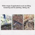 thumbnail image 3 of 17 Tine Durable Garden Rake with Adjustable Steel Handle, Heavy Duty Tool for Loosening Soil, Mulch Leveling, Gathering Leaf, 3 of 7