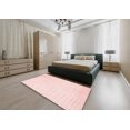 thumbnail image 4 of Ahgly Company Indoor Square Contemporary Light Red Pink Abstract Area Rugs, 10' Square, 4 of 6