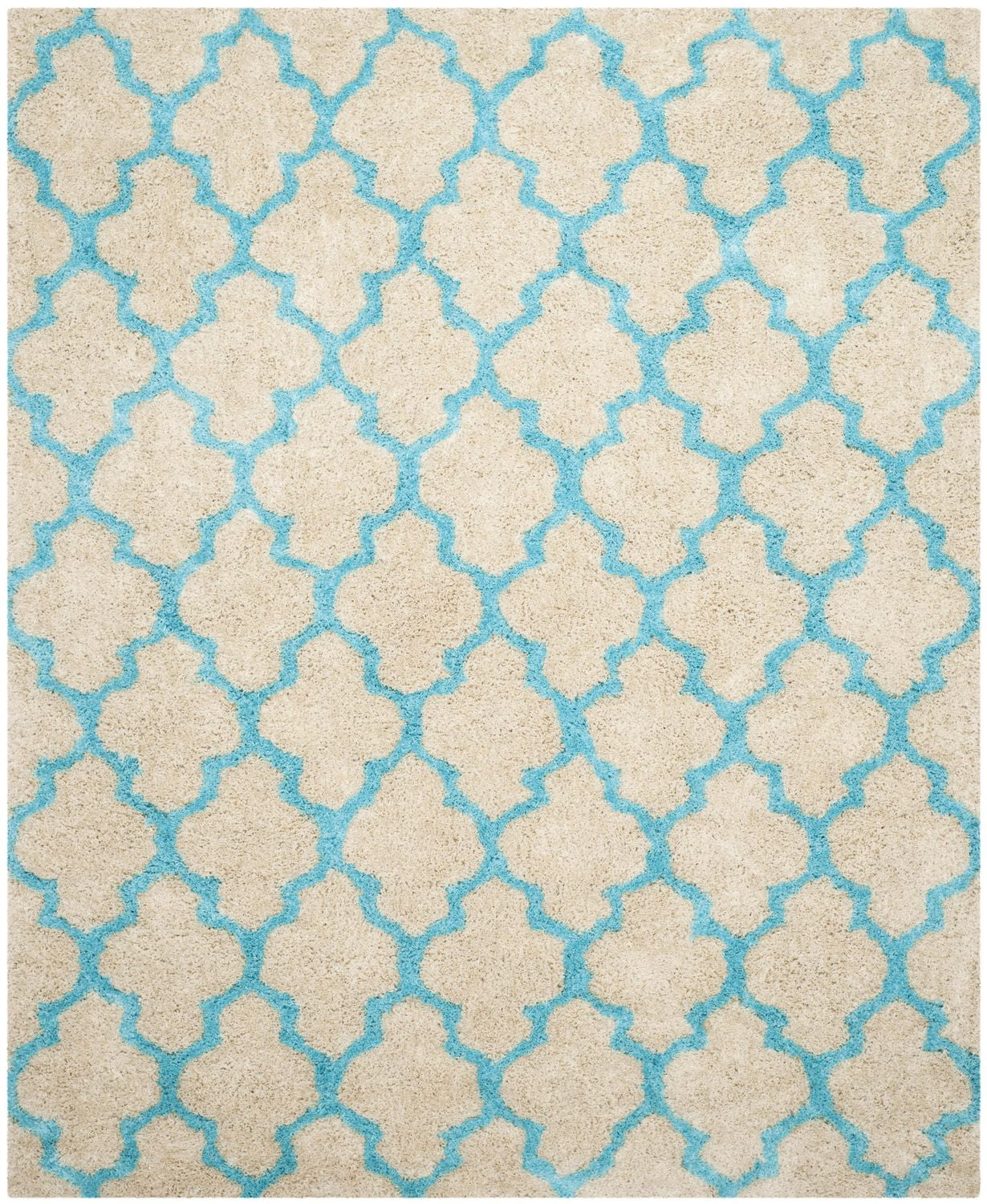 Safavieh Barcelona Anabelle Tapis Peluche Shag Géométrique