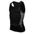 thumbnail image 1 of PENGXIANG Hommes Compression Running Chemise Muscle Débardeurs Rapide Sec Sans Manches Sous-Vêtement, 1 of 11