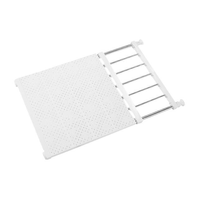 1 Ensemble de Séparateur d'Étagère et Séparateurs Sans Clous Étagère de Rangement Rétractable pour Garde-Robe
