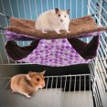 thumbnail image 3 of Pet Hammock, Double Layer Interlayer Warm Steady Pet Hanging House, For Squirrel Small Pets L, 3 of 8