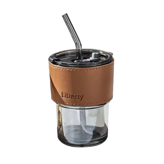 Heat Glass Milk Cup Measuring Cup with Lid Suitable for Microwave Oven Kitchen Household