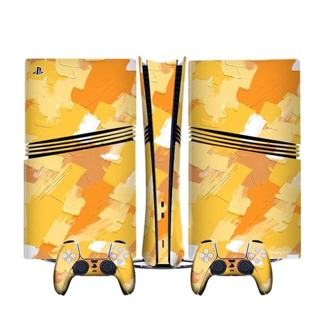 Compatible With PS5 Pro Consoles Cartoon Anime Stickers Set, Cute Custom Decals with Game Controller Skin