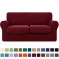 thumbnail image 1 of CHUN YI Sofa Cover with Separate Cushion Slipcover Stretch Checks, 1 of 7
