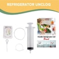thumbnail image 3 of SharkTRUE 5x Refrigerator Fridge Drain Hole Clog Remover Kit Cleaning Set. Unblocker Best, 3 of 8