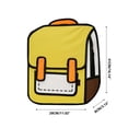 thumbnail image 3 of EGNMCR Pens Elementary School Students In The Beginning Of The School Season Large Capacity Backpack For Primary School Students New the backpack, 3 of 6