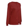 thumbnail image 3 of Veste d'Uniforme pour Femmes, Veste de Travail à Fermeture Éclair devant, Veste d'Échauffement, 3 of 4