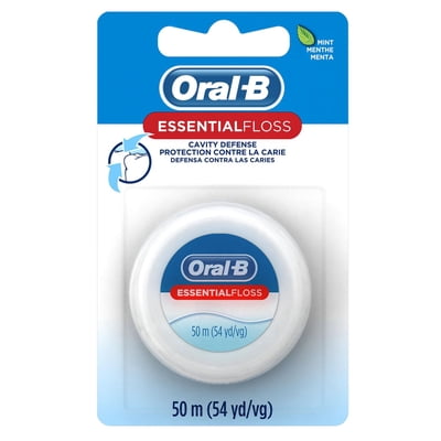 Oral-B EssentialFloss Cavity Defense Dental Floss, Mint