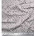 thumbnail image 1 of Soimoi Cotton Cambric Fabric Triangle & Saxophone Musical Instrument Print Fabric by The Yard 42 Inch Wide, 1 of 3