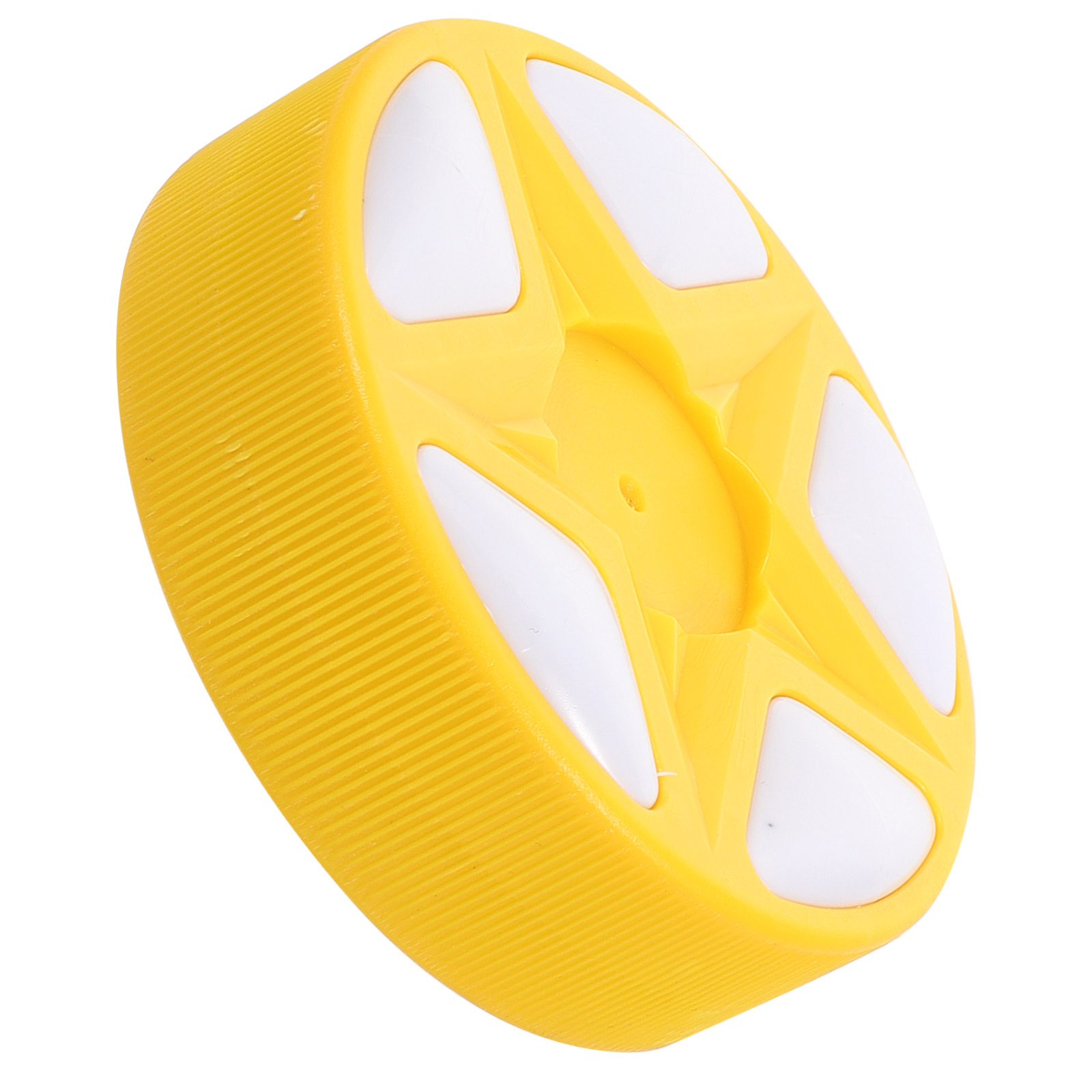 FESTFENDS Balle de Hockey Rondelle de Hockey sur Gazon Jaune Pp Lot de 1