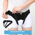 thumbnail image 4 of Tenbon Ceinture pour Hernie Inguinale pour Hernie de l'Aine Simple/double pour Hommes et Femmes avec 2 Coussinets de Compression, 4 of 5