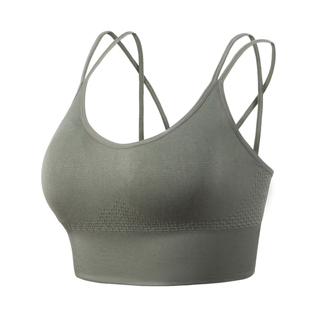 Woman Bras With String Quick Dry Shockproof Running Fitness Large Size Underwear