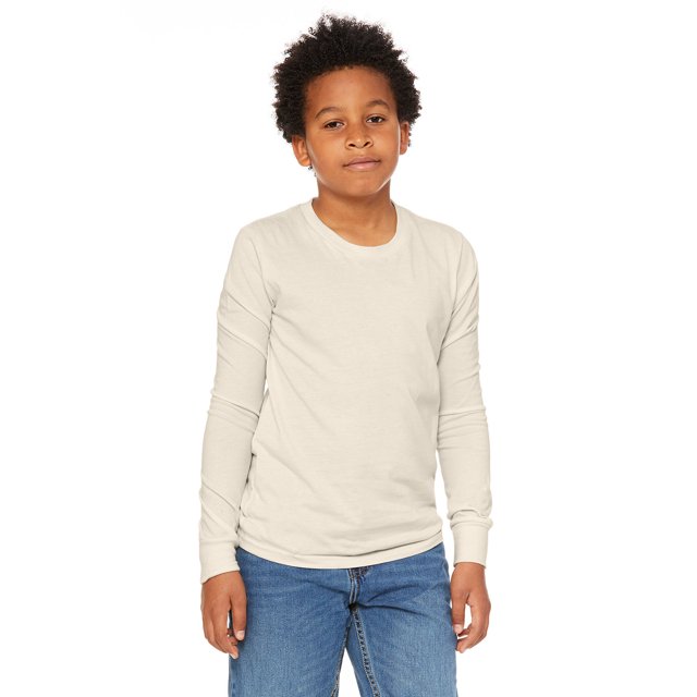 Bella + Canvas Youth Jersey Long-Sleeve T-Shirt