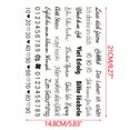 thumbnail image 2 of Fridja Christmas Candle Stickers with Various Pattern, Candle Tattoos Christmas Decoration, Water Slide Film Candles for Christmas Decoration, Candle Decorating, Ultra Light Water Sticker(Black), 2 of 3