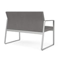 thumbnail image 5 of Gansett Reception Waiting Room Healthcare Loveseat / Silver Steel / Light Gray, 5 of 5