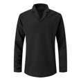 thumbnail image 4 of RXIRUCGD Haut Décontracté à Manches Longues pour Hommes, Noir, Taille : TG, 4 of 5