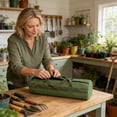 thumbnail image 4 of Canvas Tool Bag Large Capacity Tote with Reinforced Straps and Water Resistant Fabric for Tool Organization and Storage, 4 of 6
