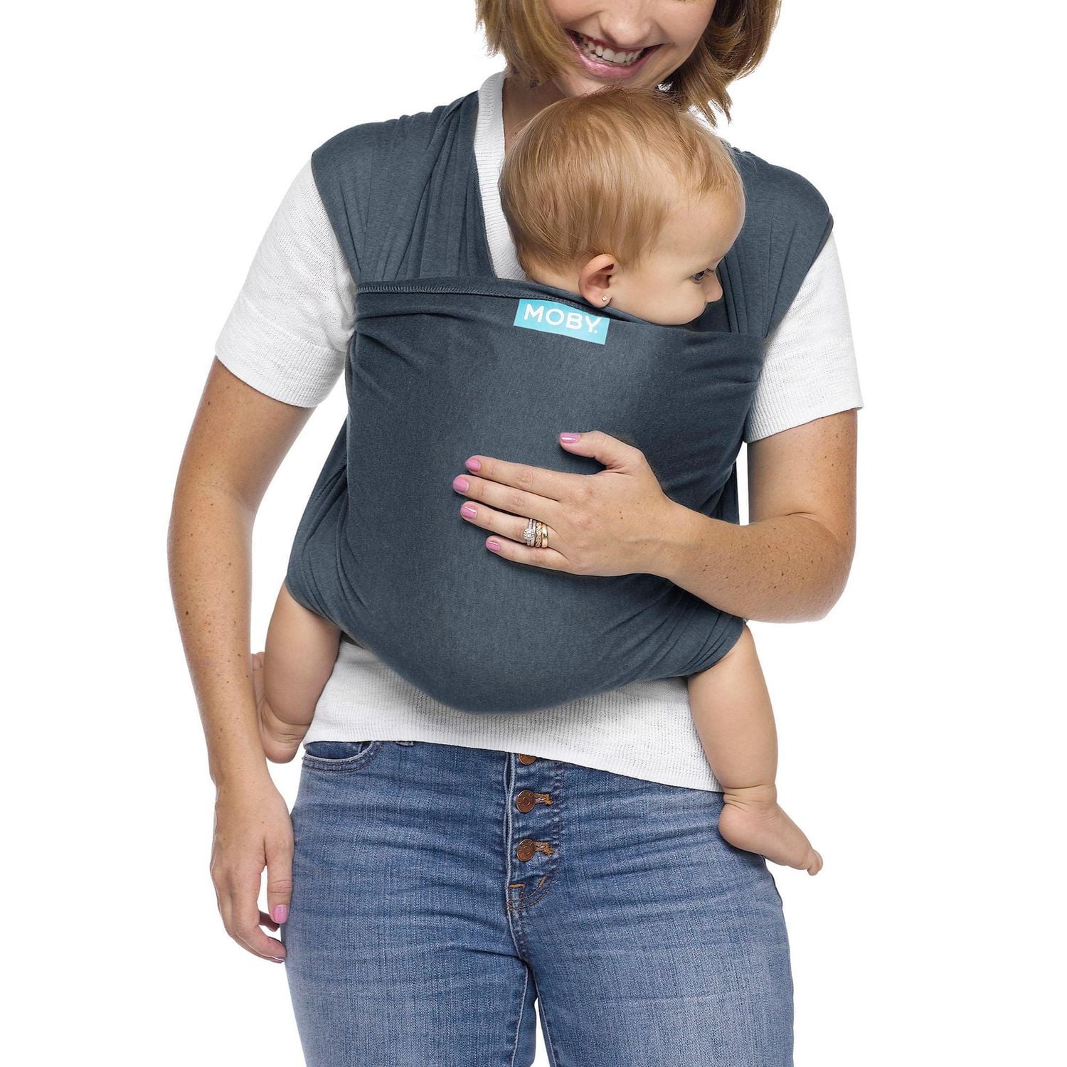 MOBY Wrap Baby Carrier - Evolution Wrap for Newborns & Infants - One size