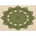 thumbnail image 1 of Ahgly Company Machine Washable Indoor Rectangle Transitional Olive Green Area Rugs, 2' x 3', 1 of 7