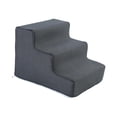 thumbnail image 2 of Dog Stairs Ladder Cat Ramp Pet Stairs Steps Versatile for Indoor Outdoor Use S 3 Step Dark Grey, 2 of 8
