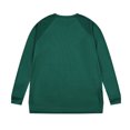 thumbnail image 3 of BADHUB Men's Long Sleeve Shirts Big & Tall Crew Neck Cotton Essential Pullover Athletic Performance Split Hem Sweatshirt Soft Causal Loose Top Spring Fall Deals L-5XL, 3 of 3