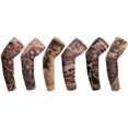 thumbnail image 3 of 6 Pcs Cycling Bike  UV Protection Print Sleeves Arm Warmer Outdoor Arm Sleeves, 3 of 8