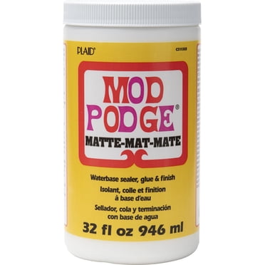Mod Podge Matte Waterbased Sealer, Glue, and Finish, 32 fl oz