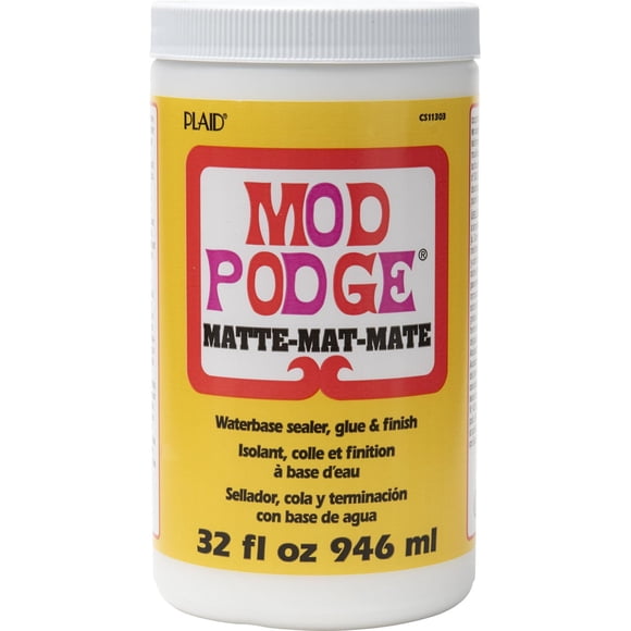 Mod Podge – Scellant, colle et finition mats à base d'eau, 32 fl oz