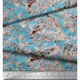 thumbnail image 3 of Soimoi Poly Georgette Fabric Marble Stone Texture Fabric Prints By Yard 42 Inch Wide, 3 of 3