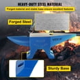 thumbnail image 3 of VEVOR Single Horn Anvil 44Lbs Steel Anvil Blacksmith for Sale Forge Tools and Equipment Anvil Rugged Round and Square Hole Horn Anvil Blacksmith Jewelers Metalsmith Blacksmith Tool, 3 of 9