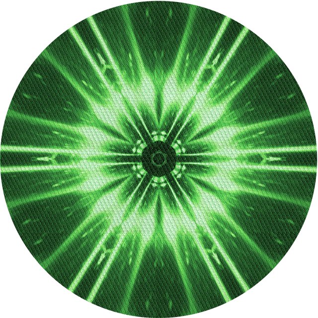 Ahgly Tapis Rond Lavable en Machine Intérieur Transitionnel Vert Émeraude Profond, 7 Pieds Rond