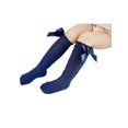 thumbnail image 3 of FOCUSNORM Baby Girls Cute Knee High Socks Cable Knit Cotton Socks with Bow, 3 of 9