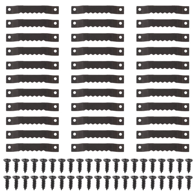 100pcs Serrated Picture Hanger Picture Hanging Hardwares Picture Frame Hook