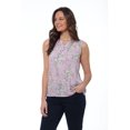 thumbnail image 1 of JAX Women's Printed Sleeveless Textured Top, 1 of 6
