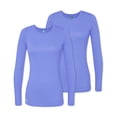 thumbnail image 1 of Adar sous-Couches pour Femmes, Lot de 2 - T-Shirt de sous-Couche à Manches Longues Confortable, 1 of 7